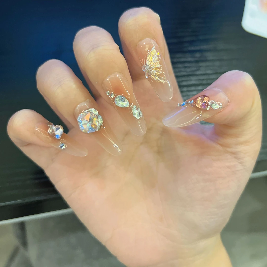 【碎梦】 纯手工轻奢定制美甲贴片 高级定制穿戴甲 10片