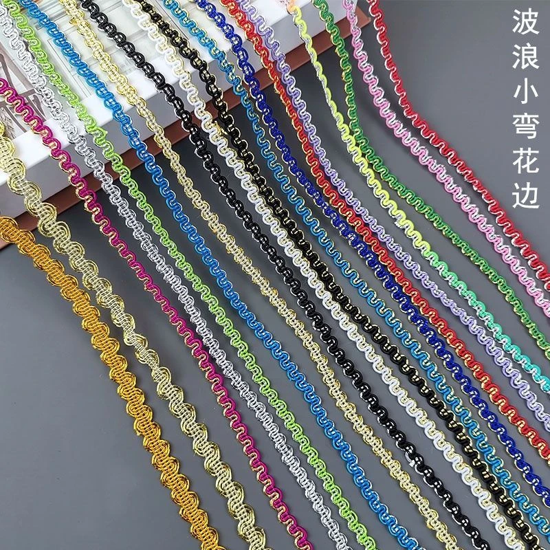 【三宝家】拍二发三波浪弯小弯花边S边 配件