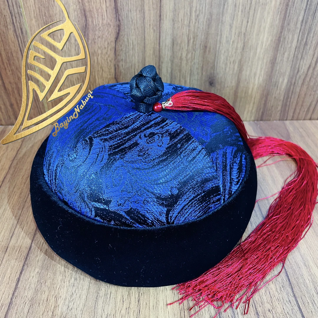 蒙古民族传统女士小圆帽 民族风