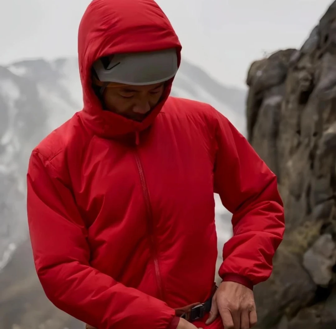 城市机能户外休闲防风保暖连帽棉衣冬季轻量化阿童木棉服外套男
