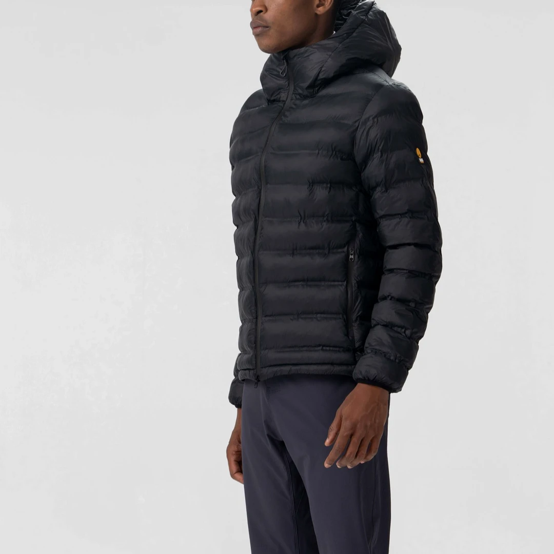 城市机能户外休闲百搭抗寒压胶无缝连帽棉服男女情侣款棉衣外套