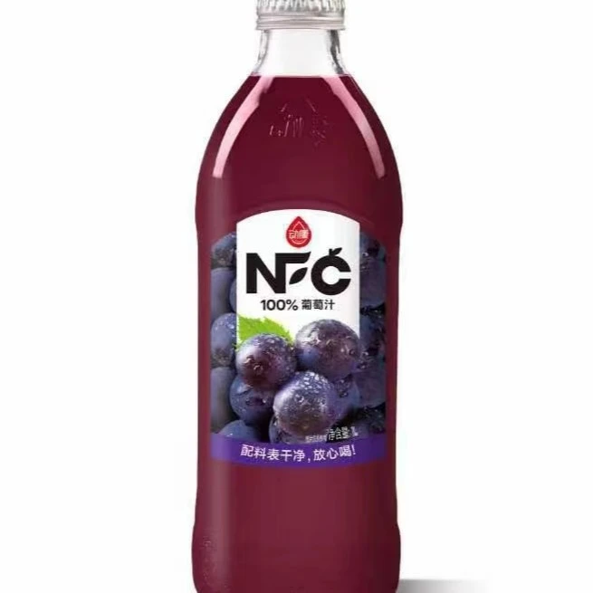 【包邮】动康NFC100%葡萄汁营养放心浓缩原汁风味1LX2瓶