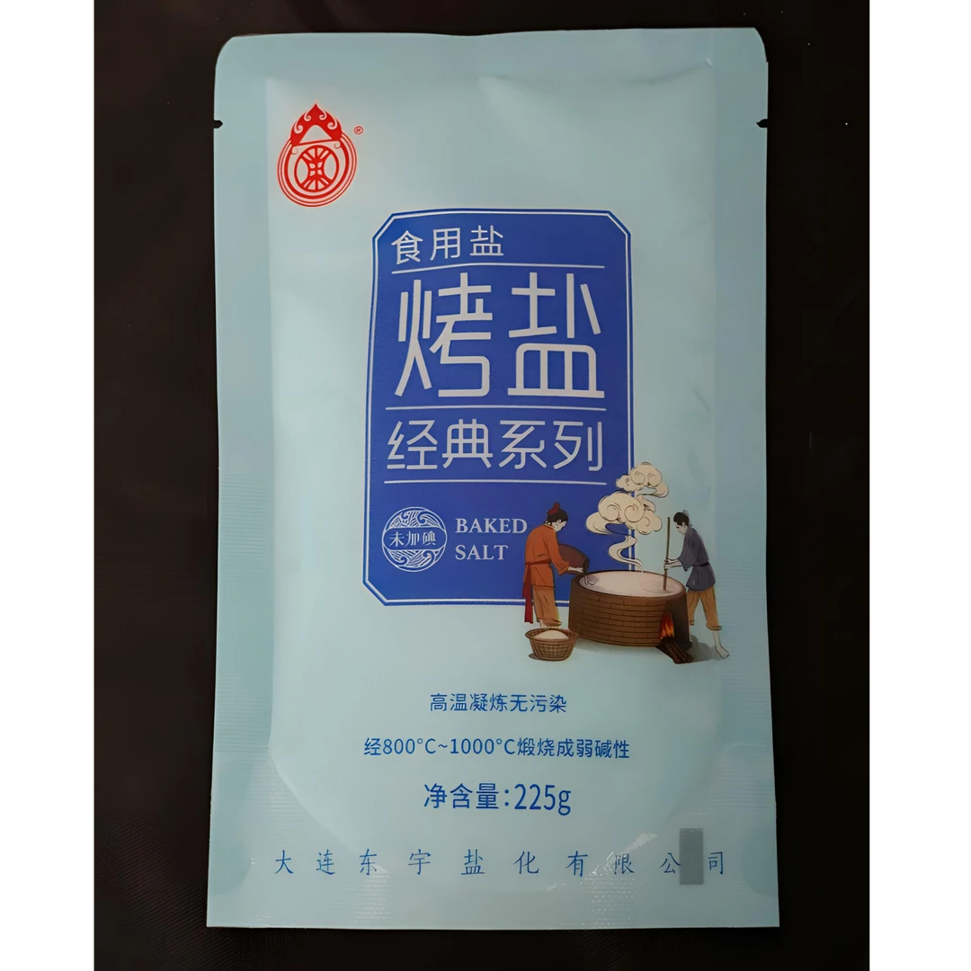 高温凝练未加碘烤盐225g/3袋无碘盐