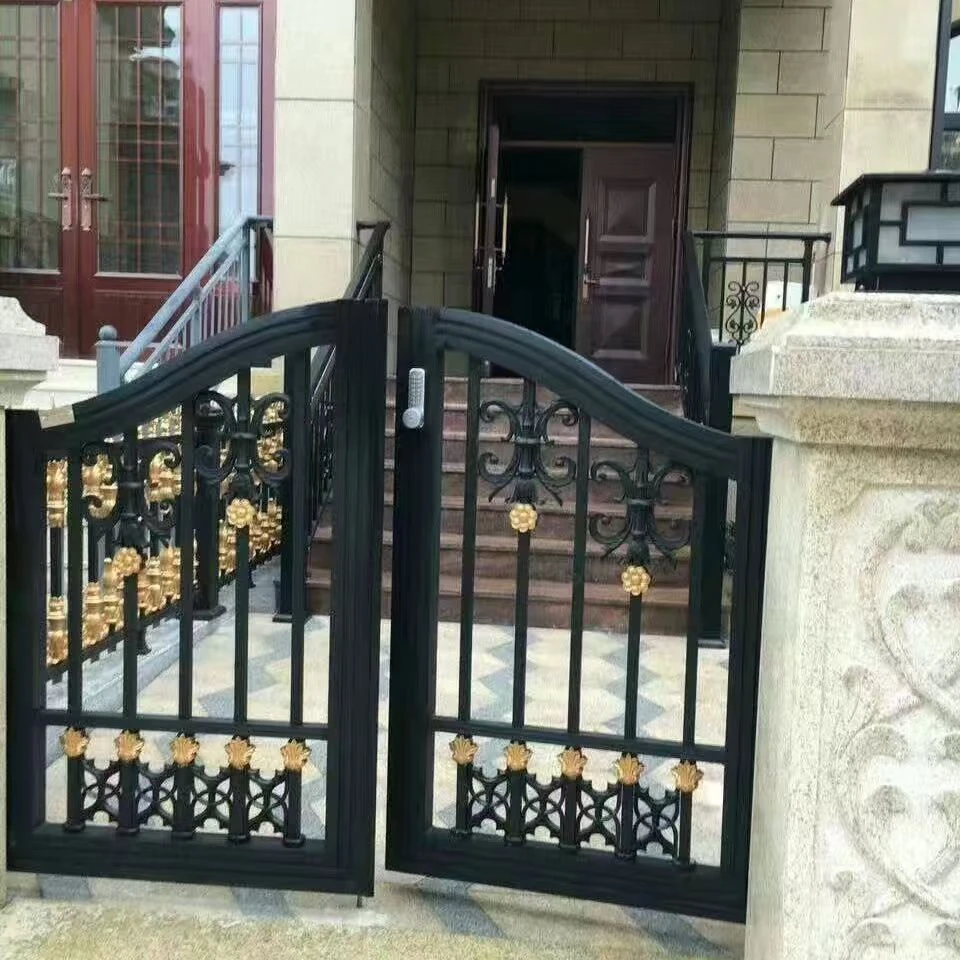 简约款花园门庭院小门欧式铝艺豪华小门自建房大门后门小院门