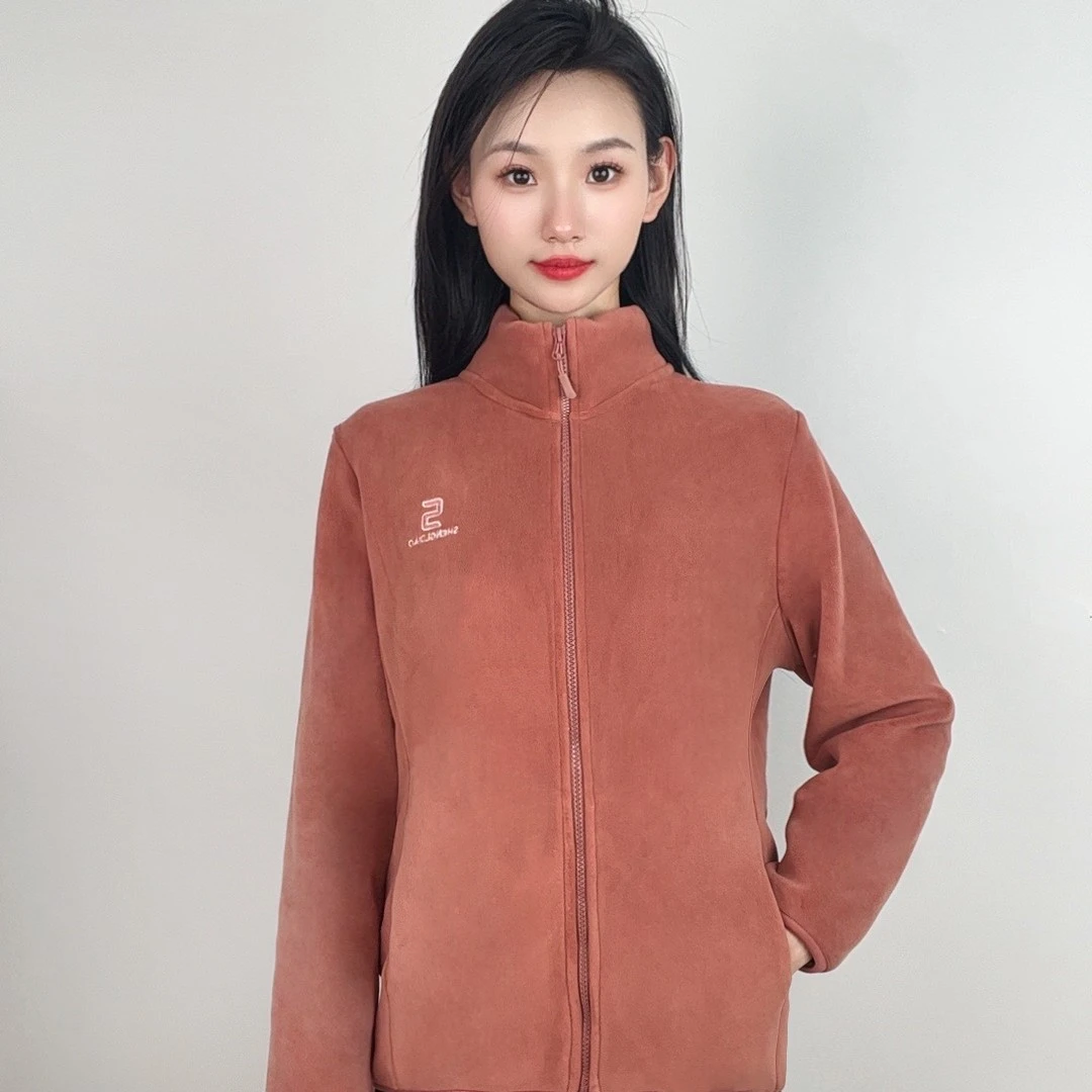 【春秋薄款】云感绒奥粒绒外套男女休闲百搭运动外套时尚立领开衫