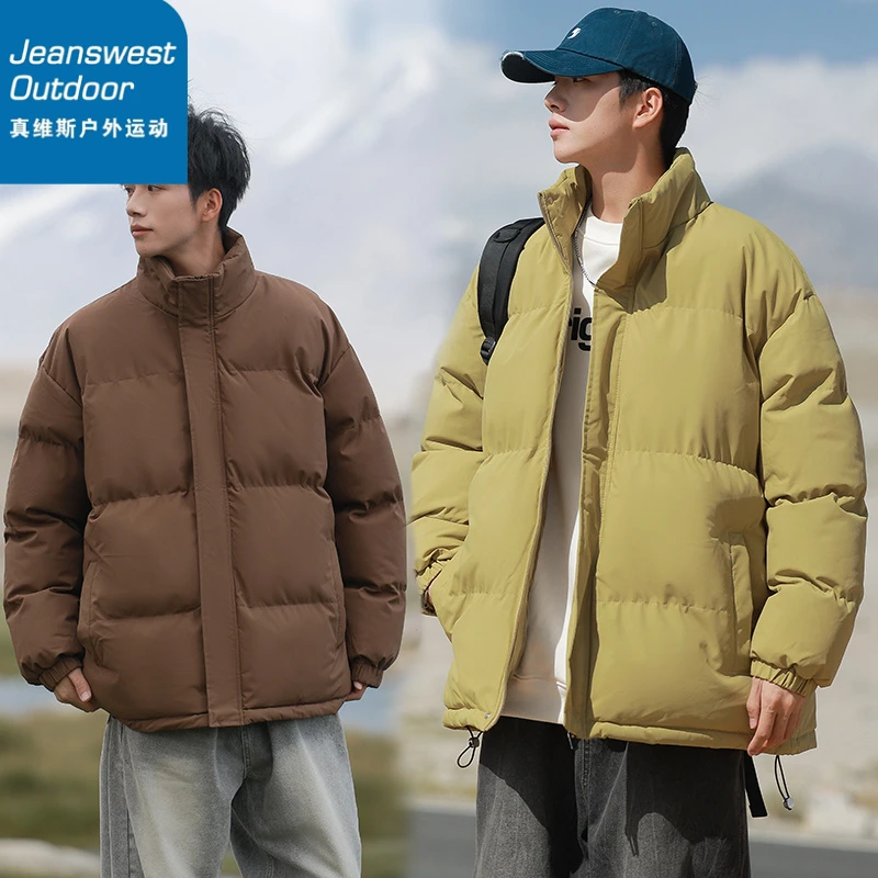 真维斯情侣面包服男女士加厚户外运动冬季棉衣棉服休闲立领潮流