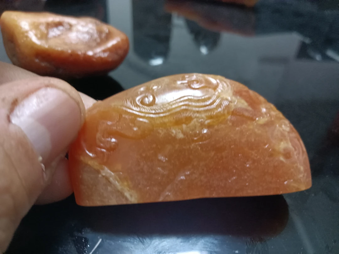 寿山田黄石小摆件