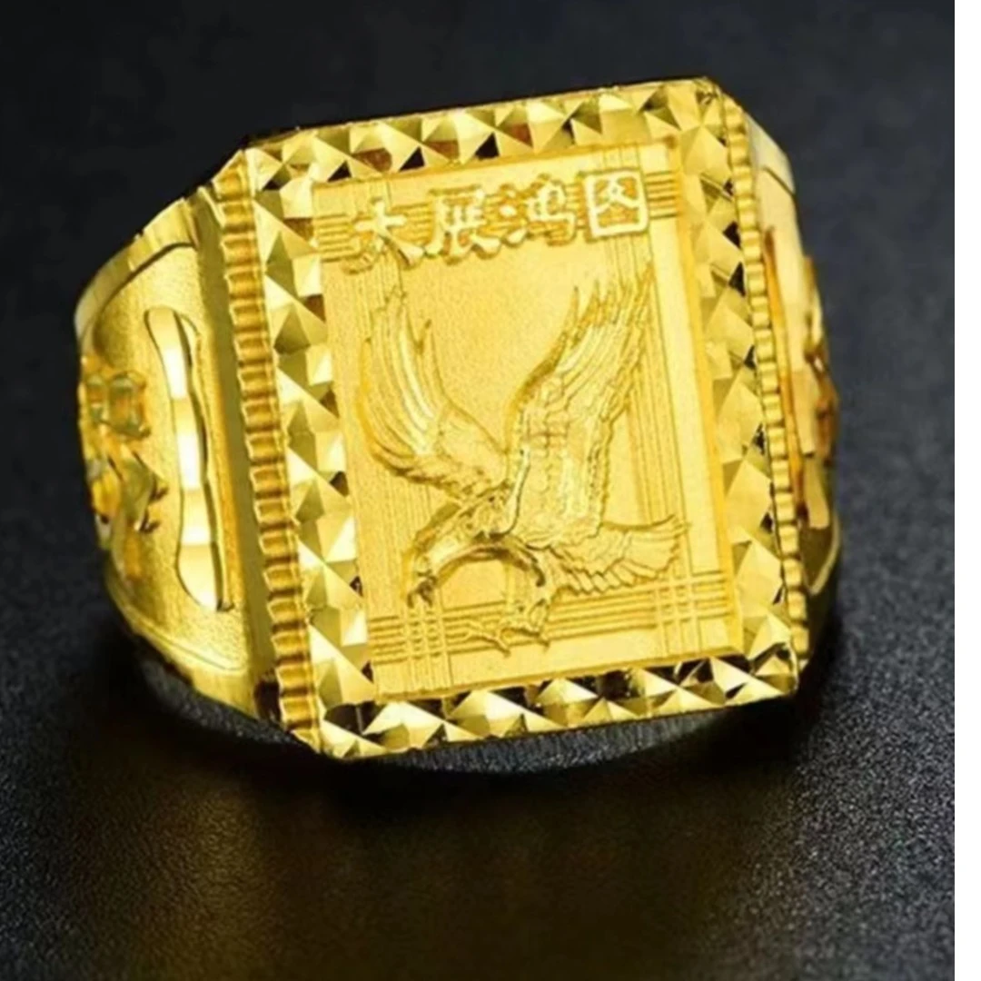 合金戒指 合金 潮流款大展宏图戒指