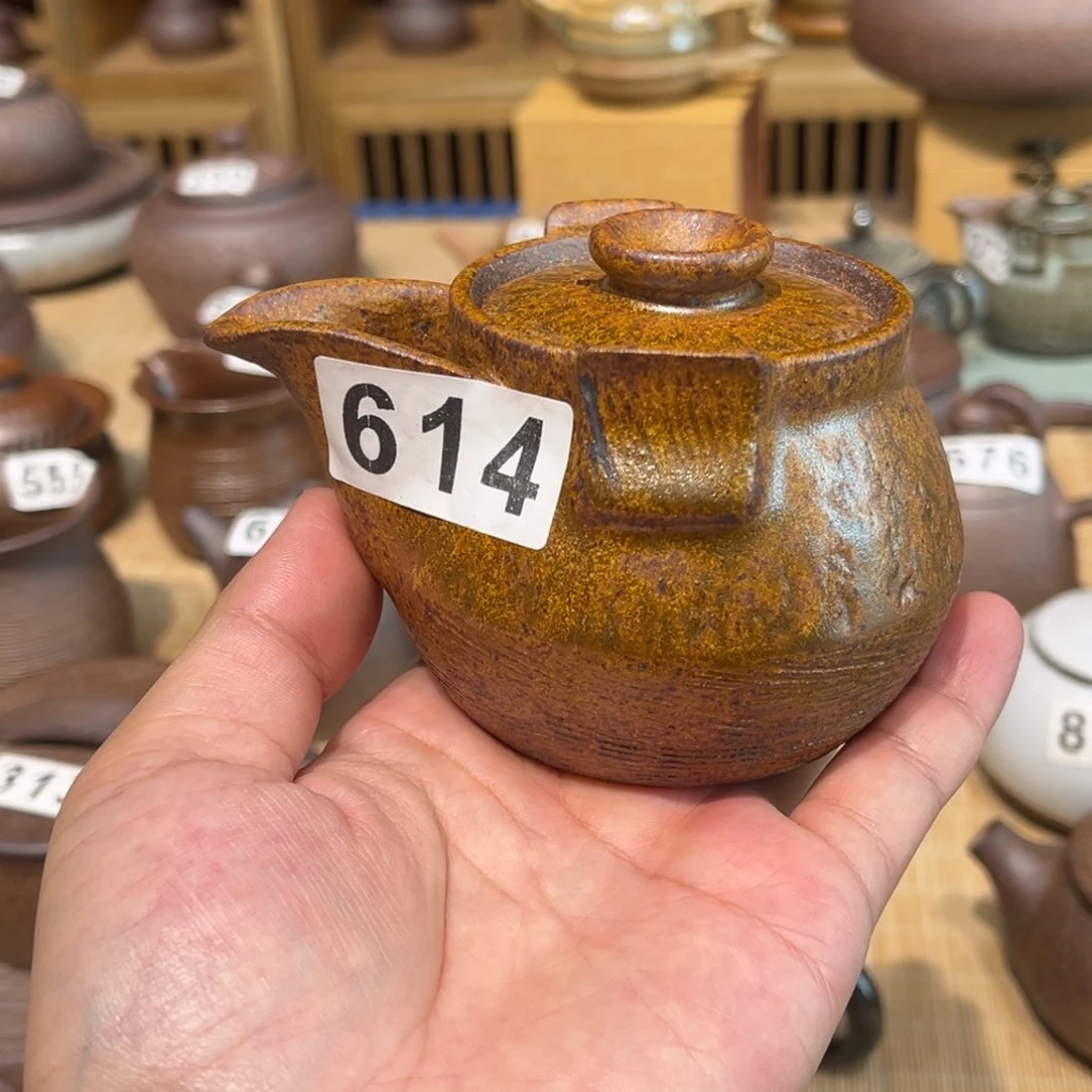 杯粗瓷茶具鎏金宝瓶