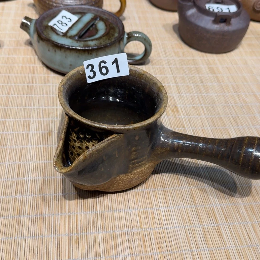杯粗瓷茶具素胎无釉