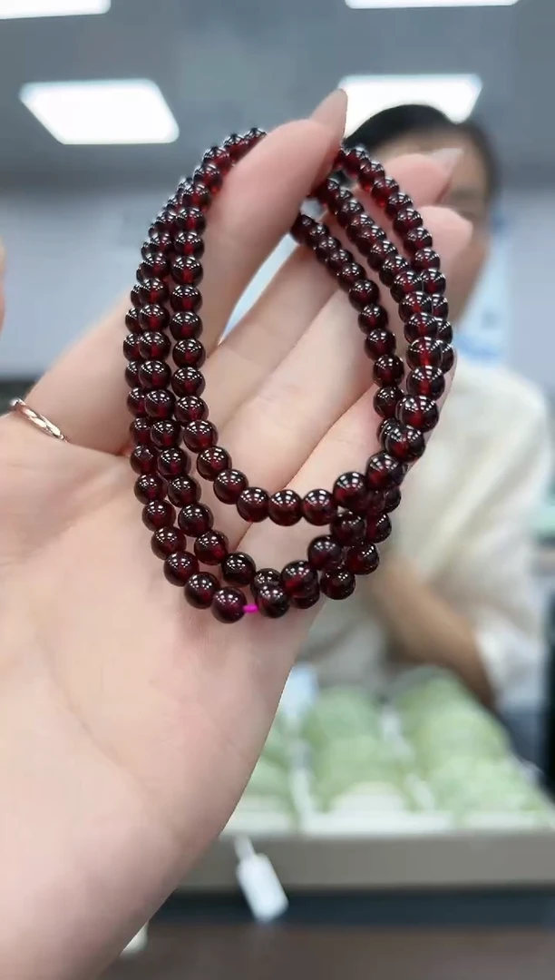 【闪购商品】石榴石手串未镶嵌多样性拍一发一