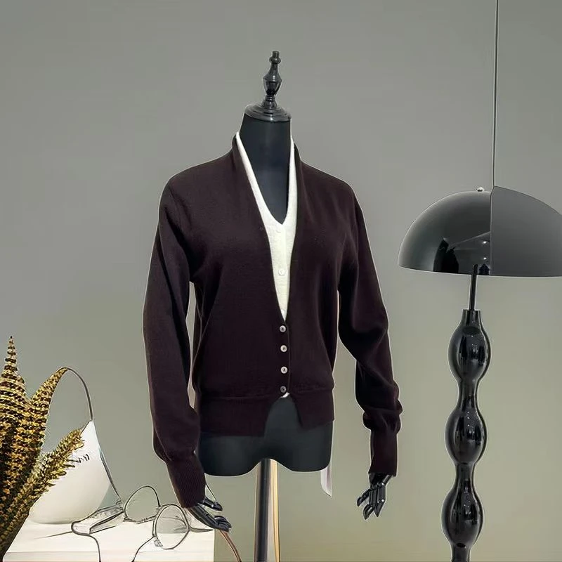 外套针织时尚休闲百搭黑色秋季