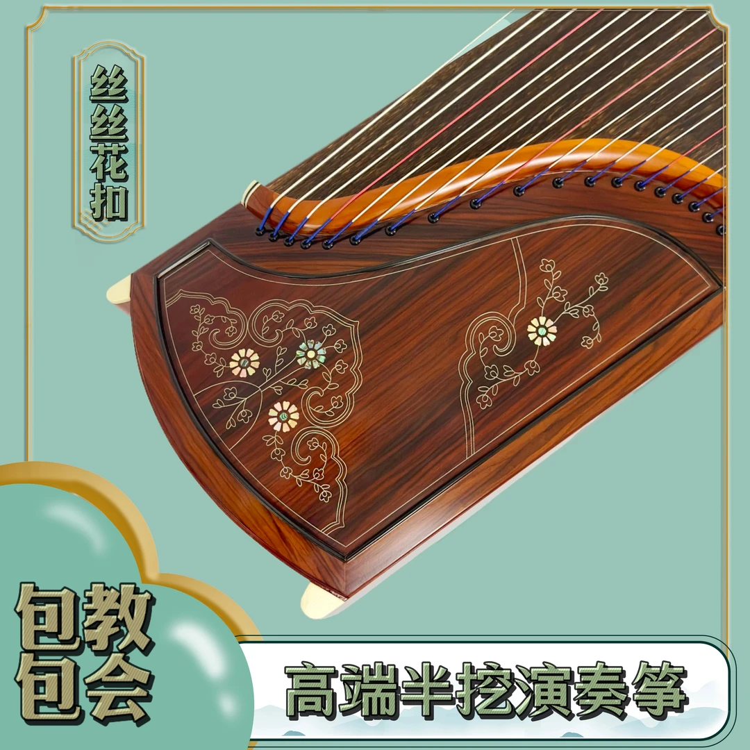 天澜古筝初学者成人儿童零基础古筝专业古筝民族乐器演奏高档