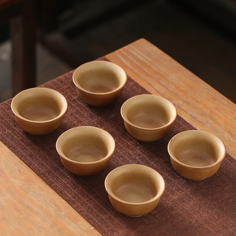 茶杯家用炭炉泡茶杯陶瓷喝茶杯中式复古品茗杯小茶杯围炉煮茶配件