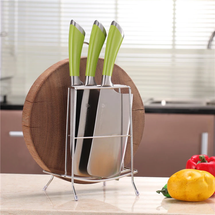 不锈钢沥水菜板架厨房刀架钻板收纳置物架家用多功能简约砧板刀架