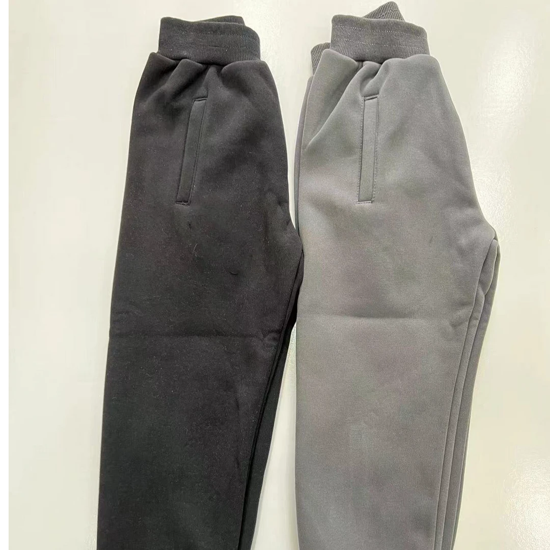 559男童女童冬款加绒加厚裤子休闲时尚百搭洋气宽松休闲裤保暖