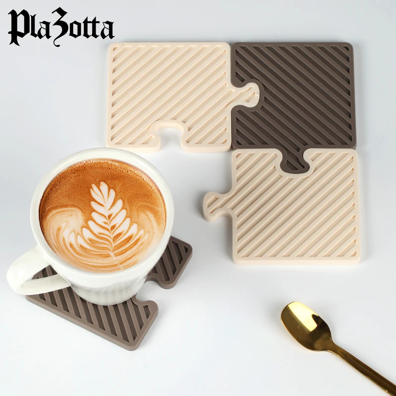 德国plazotta隔热垫北欧硅胶餐桌垫防烫垫家用耐高温锅垫碗盘杯垫