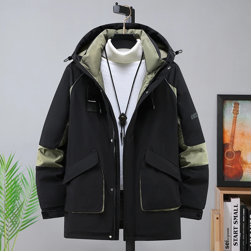 大码男装棉服加肥加大宽松休闲胖子潮户外登山防风外套加厚保暖男