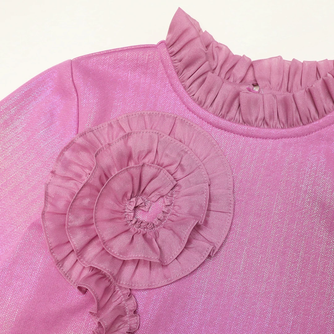 童一密度{多彩蔷薇}女童秋季新款洋气连衣裙A404