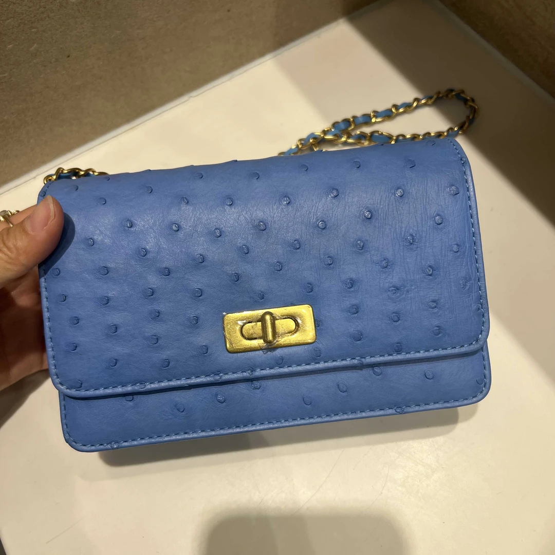 青诺女士里外全真皮包链条通勤包时尚经典