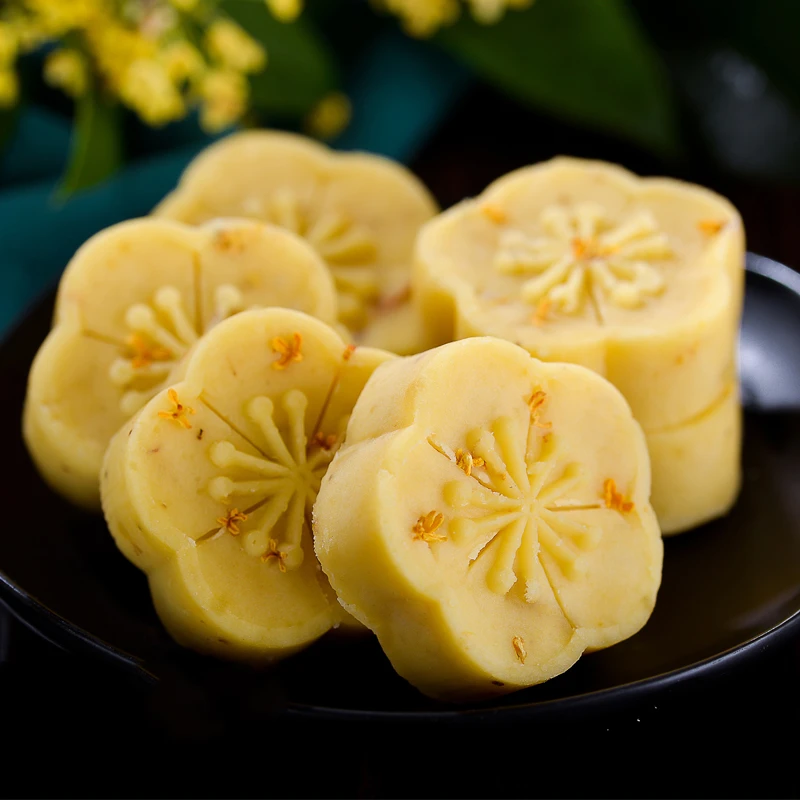 【人气热销】桂花糕广西桂林特产传统绿豆糕糕点中秋节点心零食小吃