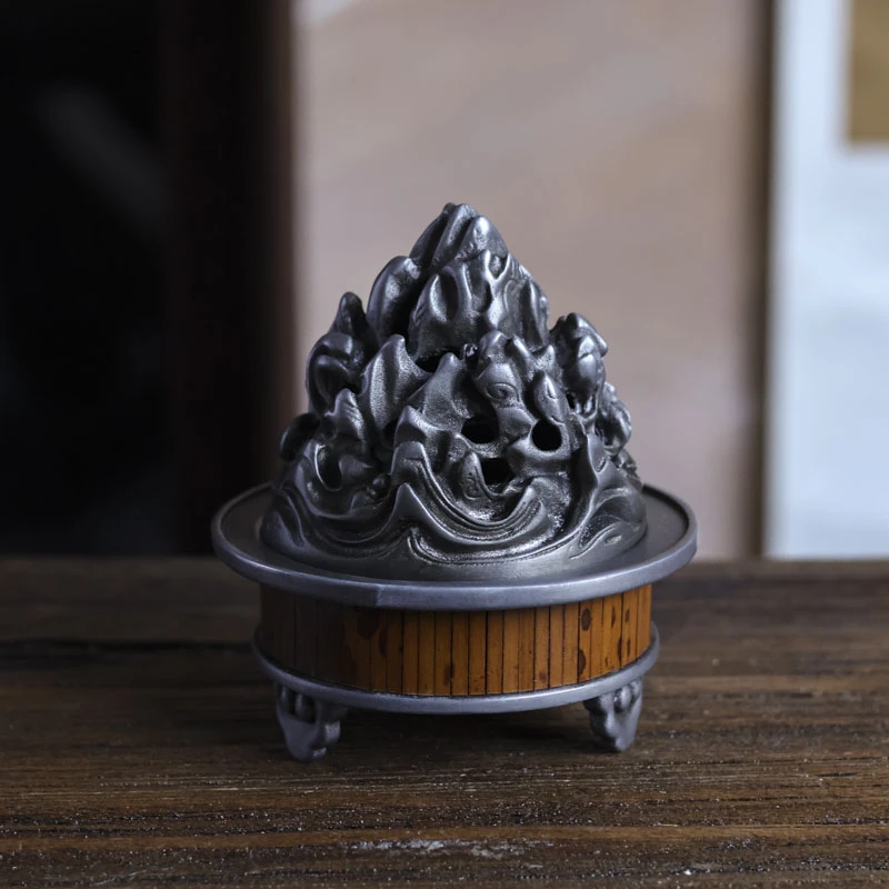 【福器】古篱湘妃竹博山炉（古篱S0014）