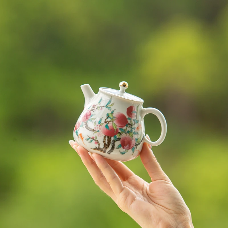 【福器】寿桃泡茶壶（X7999）