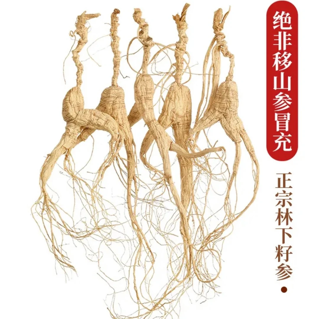长白山林下参干参泡酒煲汤滋补品人参（品相残经不起摔打不退换）