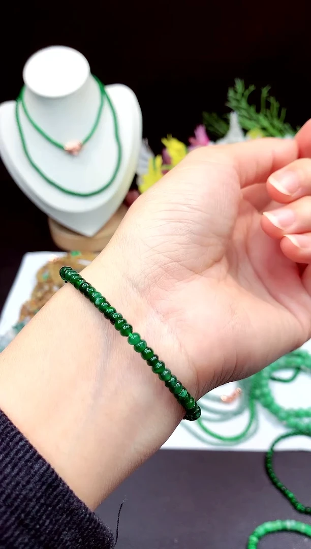 【闪购商品】翡翠手链未镶嵌手串