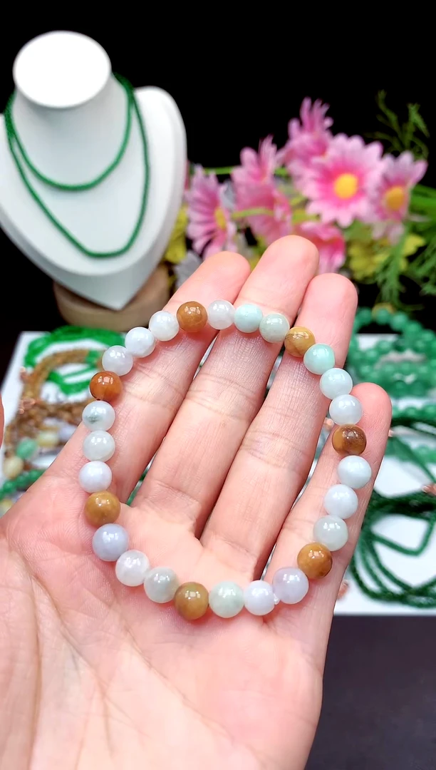 【闪购商品】翡翠手链未镶嵌手串