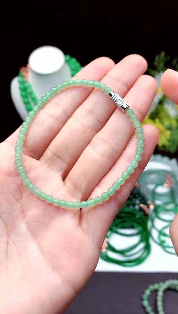 【闪购商品】翡翠手链未镶嵌手串
