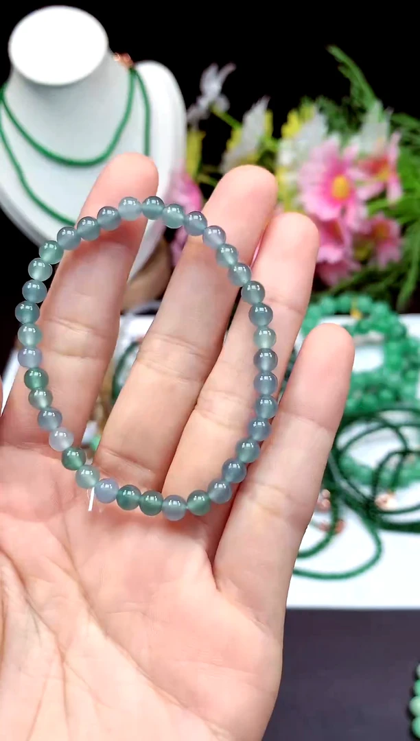 【闪购商品】翡翠手链未镶嵌手串