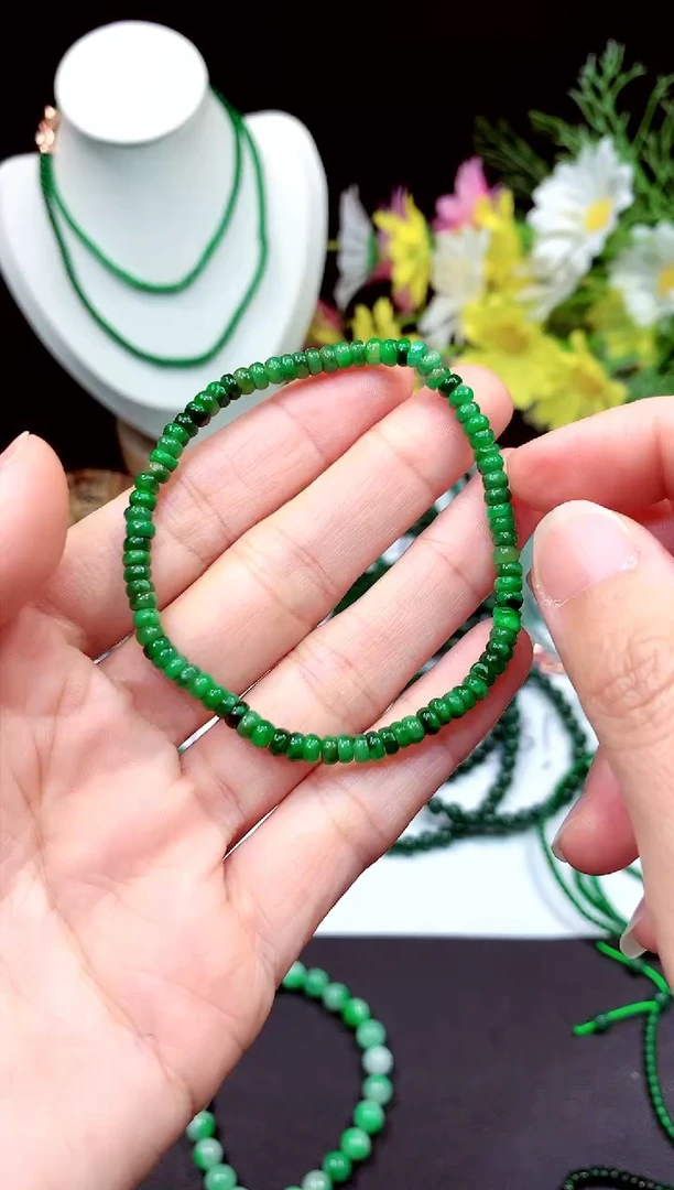 【闪购商品】翡翠手链未镶嵌手串