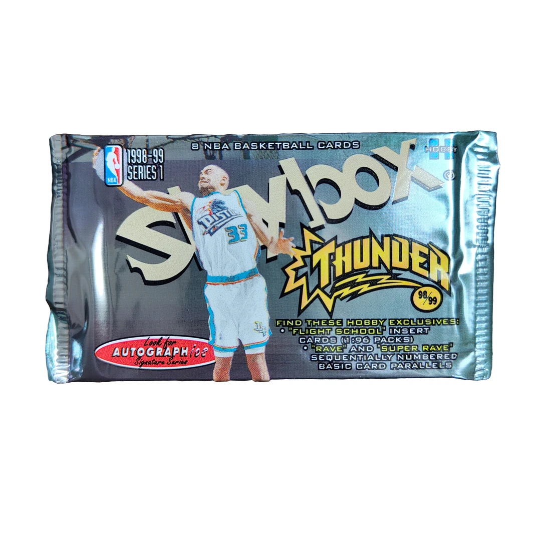 【拆卡】1998-99 SKYBOX THUNDER HOBBY 球星卡牌 盲盒 卡包