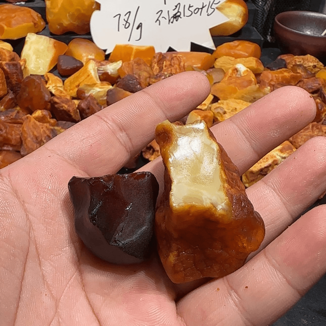 【闪购商品】定制琥珀未镶嵌秦*