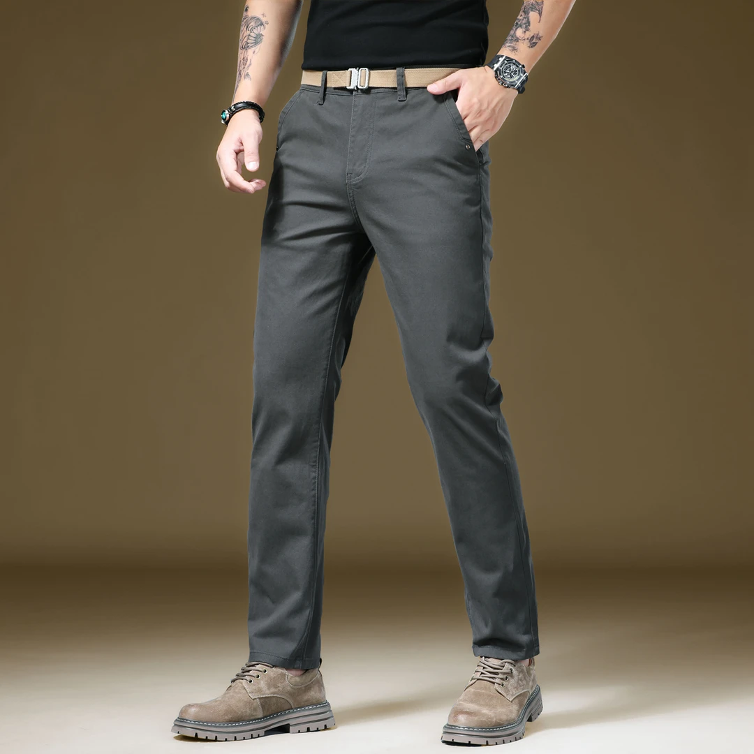休闲裤男款春秋季潮牌裤子新款宽松直筒夏季百搭男士长裤P406