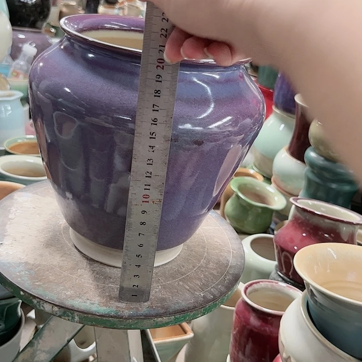 瓶口14高21瑕景德镇陶瓷手工