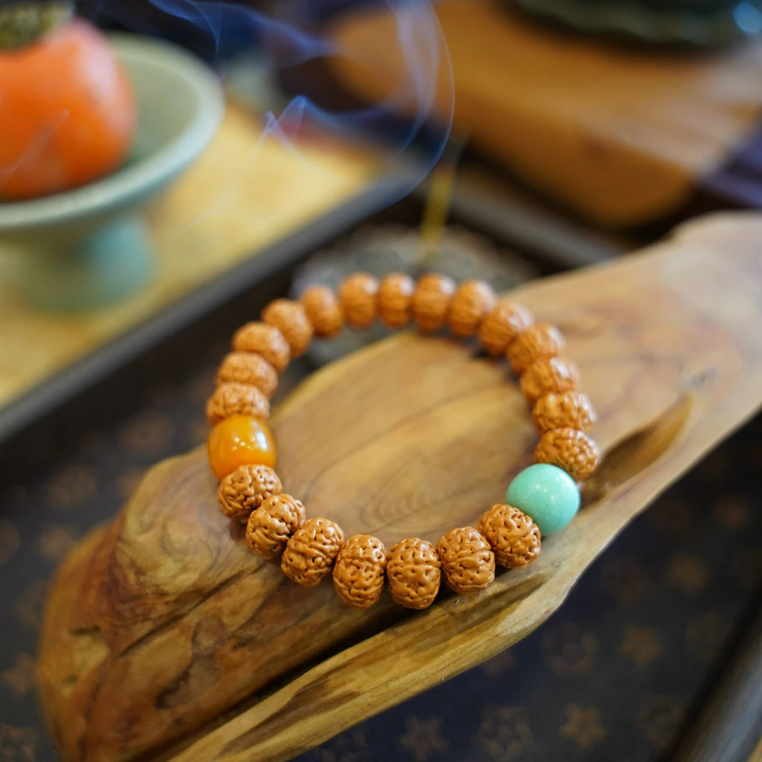 老树王六瓣小金刚菩提手串男女款精挑文玩手串新国风（定制腕围）