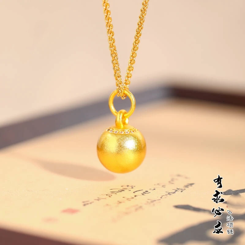 铜合金项链 有球必应项链一套气质简约项链0202