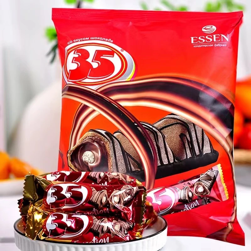 (截至25.10.1）俄罗斯进口 罗斯利德牌流心巧克力夹心糖果 402克