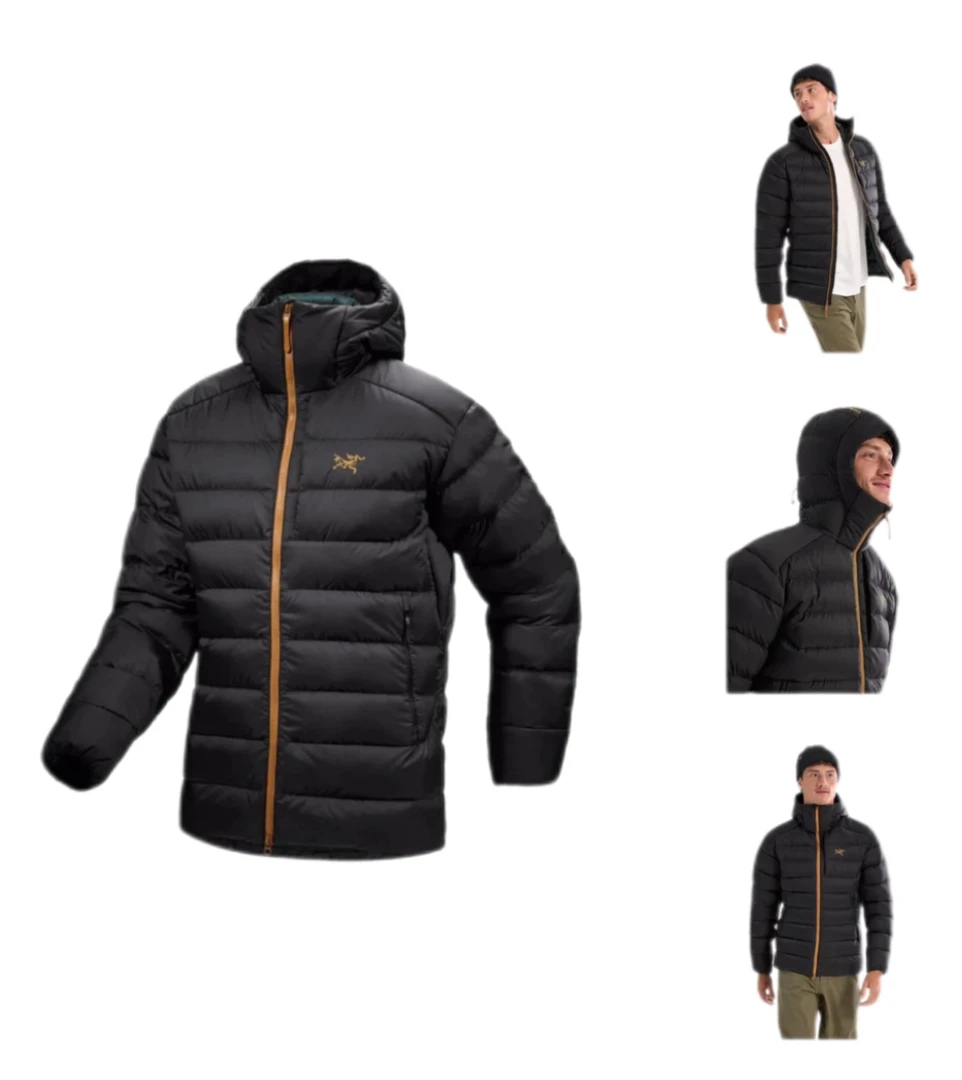 【清仓处理】始祖鸟Thorium Hoody黑金绿厚款保暖羽绒服