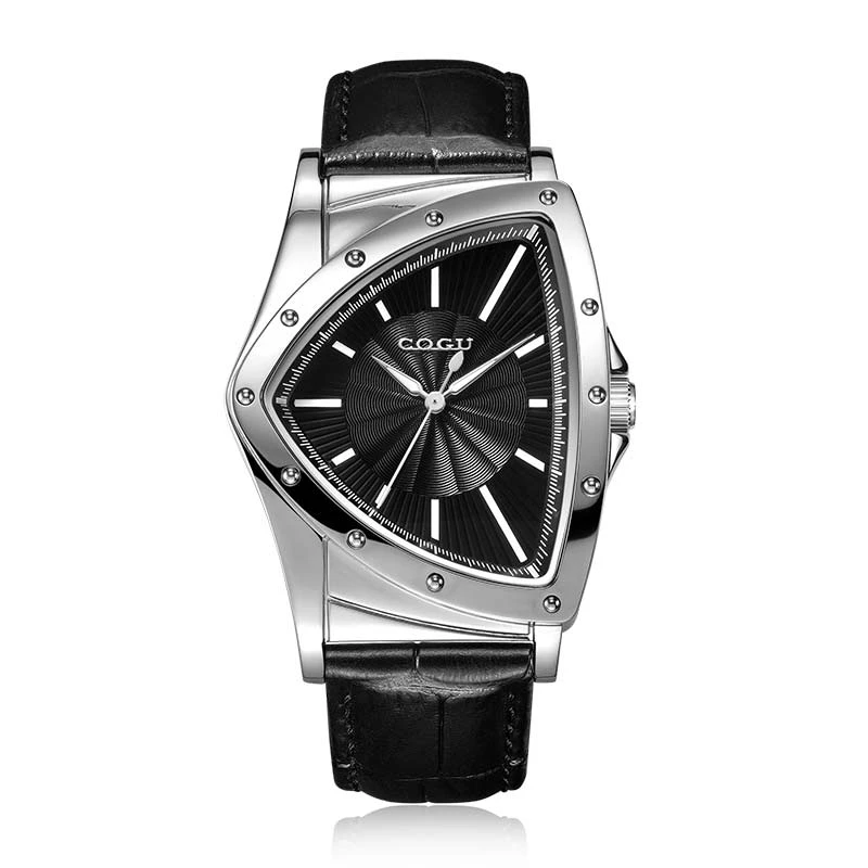 【四季青丁玲轻奢】COGU盾牌潮流石英男士手表腕表