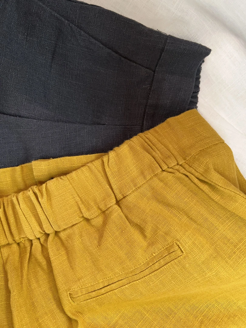 배추❤️泡菜国A版胖腿必入棉麻短裤 宽松