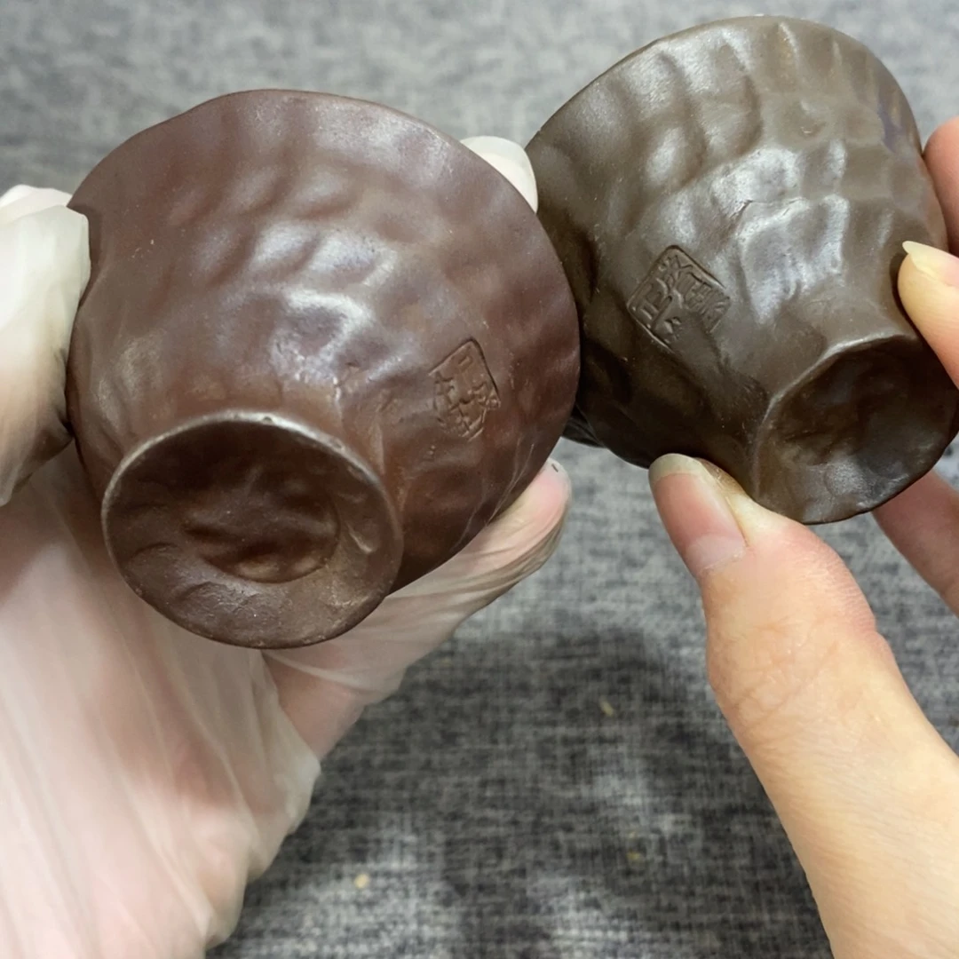 紫砂茶杯非常漂亮好看的物品