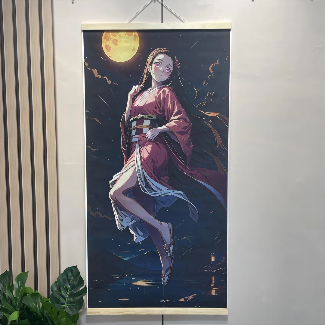 《鬼灭》卷轴挂画50*100