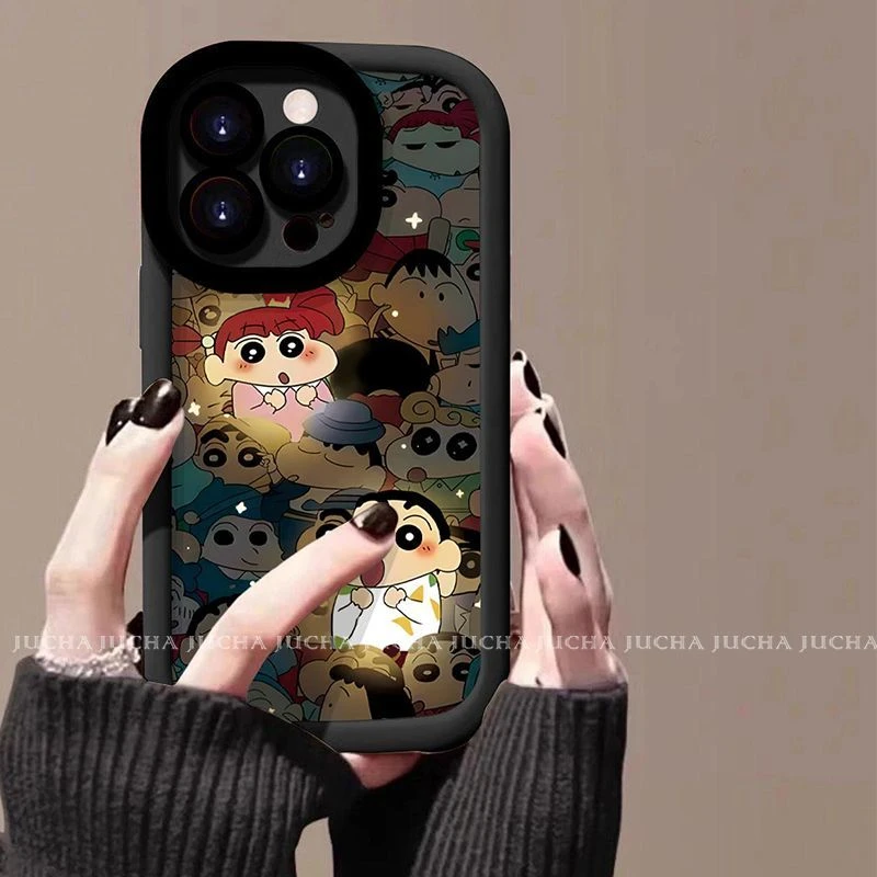 发光小新适用于苹果16手机壳高级感新款iphone15promax防摔保护壳