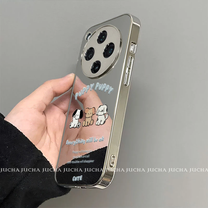 可爱猫狗适用oppofindx8手机壳高级感防摔OPPOfindx8pro小众新款