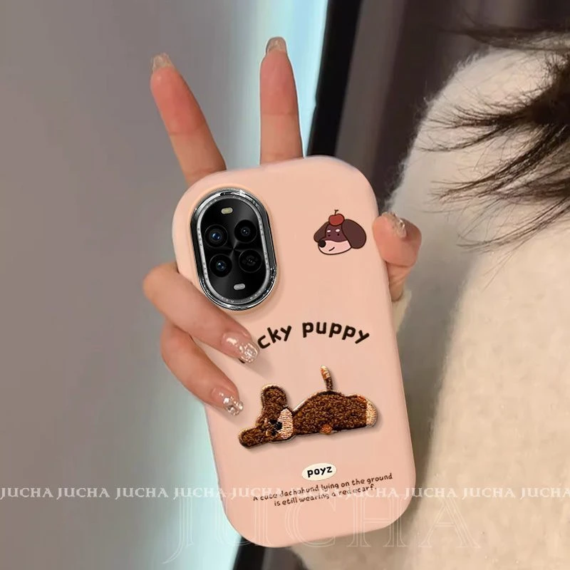 趴着小狗适用华为nova13pro手机壳高级感小众HUAWEInova12新款11