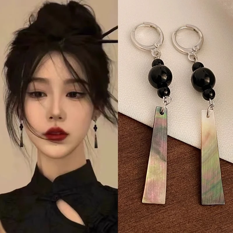 铜合金耳饰 新中式国风耳环女高级感轻奢气质复古风耳钉耳饰耳扣