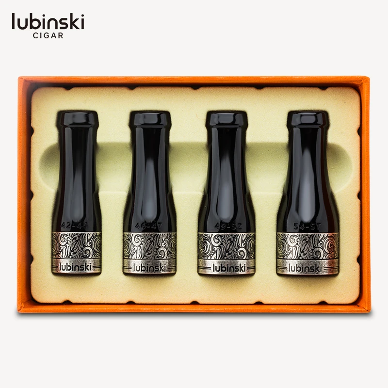 LUBINSKI鲁宾斯基雪茄烟嘴锌合金电镀树脂42-57环径清洗型过滤嘴